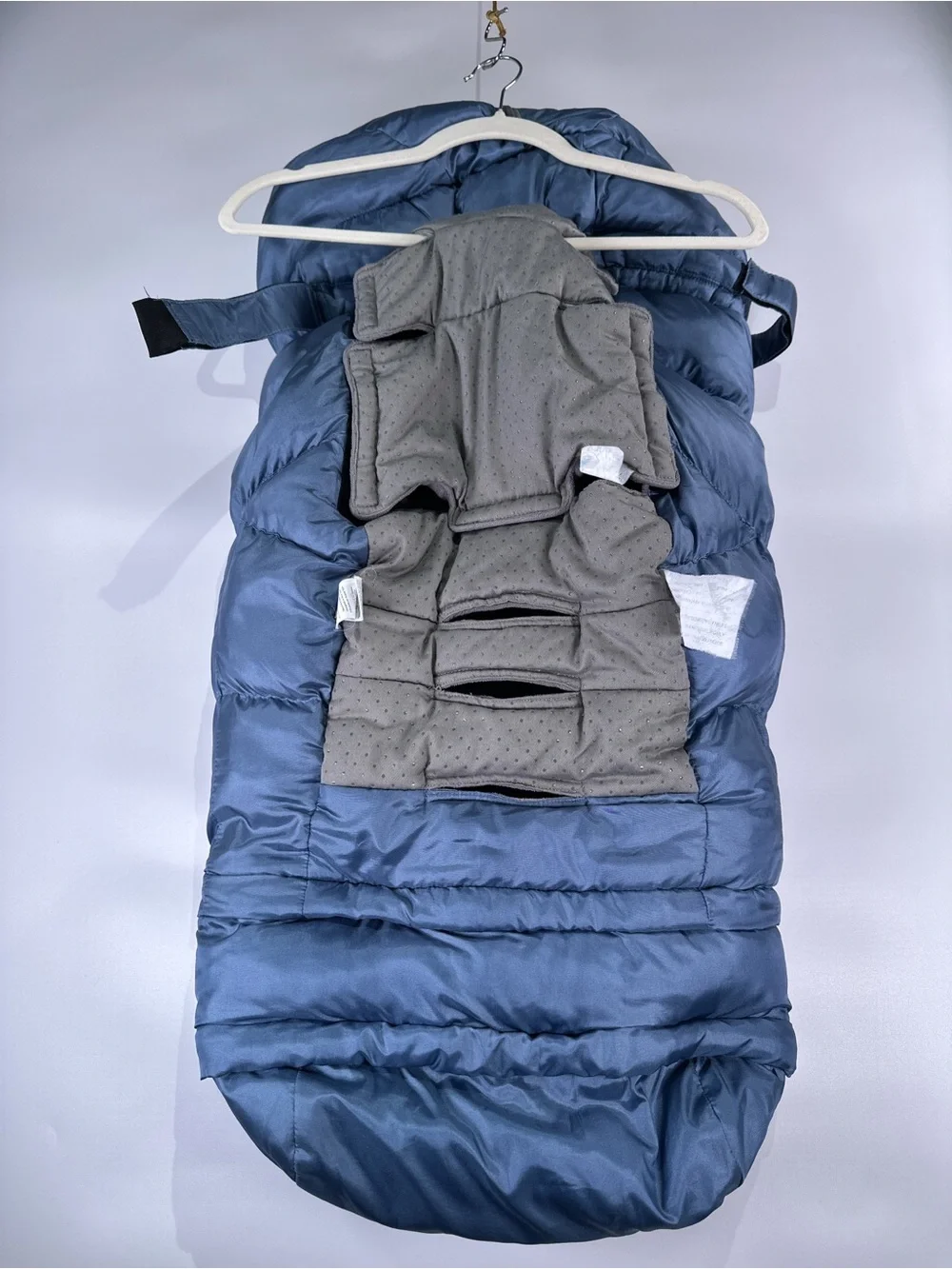 7 A.M. Enfant Blanket 212 Evolution Footmuff Nylon Slate Blue 0-4T